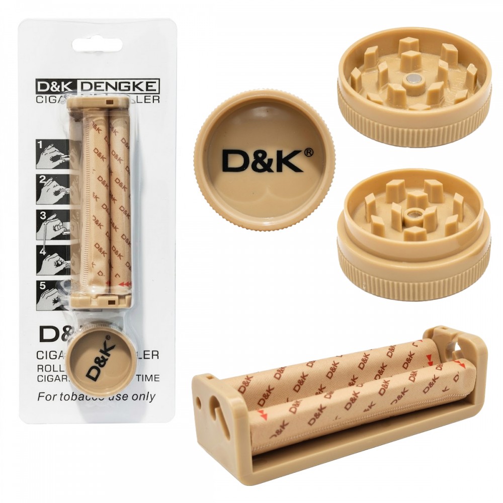 KIT DICHAVADOR DE TABACO E ENROLADOR DE PLÁSTICO REF: APB2398-1