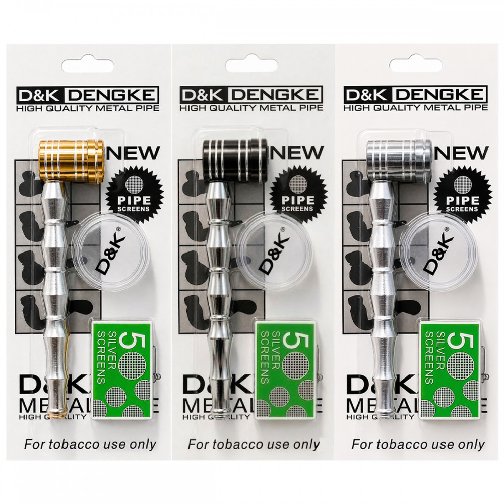 KIT DICHAVADOR E CACHIMBO PARA TABACO DE METAL E PLÁSTICO REF: APDK8872A