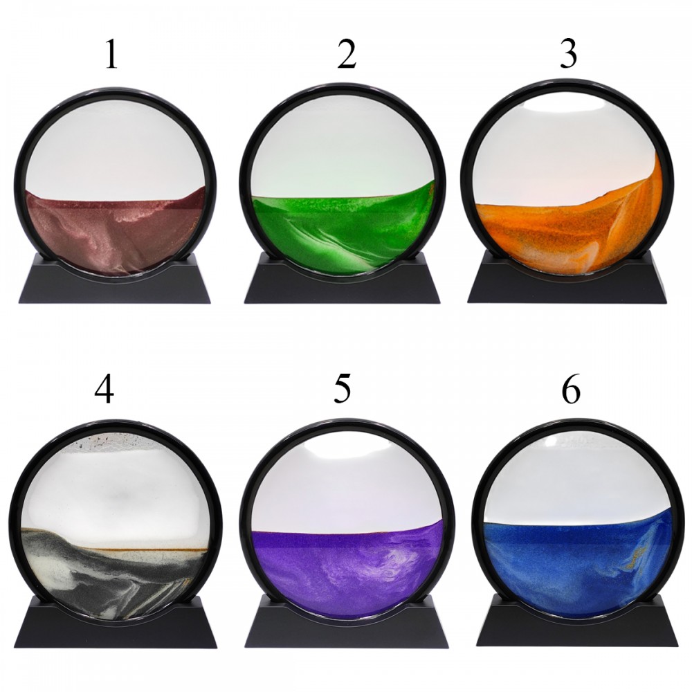 ENFEITE DE MESA MODELO PINTURA DE AREIA DE PLÁSTICO E VIDRO REF: AP767-4B