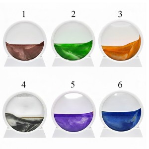 ENFEITE DE MESA MODELO PINTURA DE AREIA DE PLÁSTICO E VIDRO REF: AP767-4W