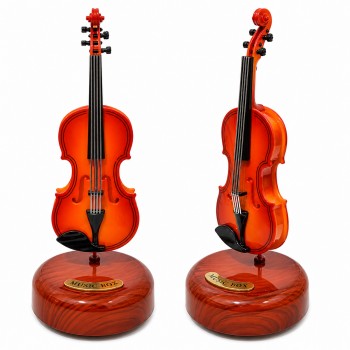 ENFEITE CAIXA MUSICAL DE PLÁSTICO MODELO VIOLINO REF: AP2049