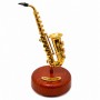 ENFEITE CAIXA MUSICAL DE PLÁSTICO MODELO SAXOFONE REF: AP2056