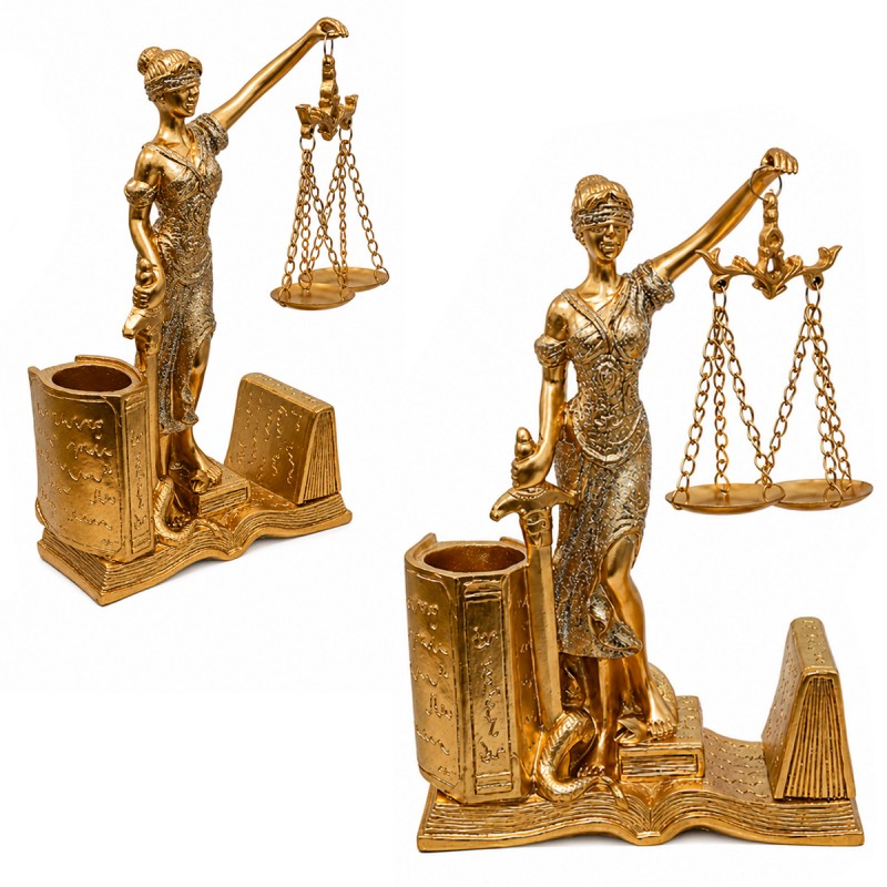 ENFEITE DECORATIVO MODELO DAMA DA JUSTIÇA DE RESINA REF: AP717-9 ENFEITE DECORATIVO MODELO DAMA DA JUSTIÇA DE RESINA REF: AP717-9