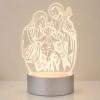 LUMINÁRIA USB MODELO SAGRADA FAMÍLIA DE PLÁSTICO COM LÂMPADA DE LED REF: AP7656L04