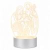 LUMINÁRIA USB MODELO SAGRADA FAMÍLIA DE PLÁSTICO COM LÂMPADA DE LED REF: AP7656L04