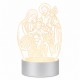 LUMINÁRIA USB MODELO SAGRADA FAMÍLIA DE PLÁSTICO COM LÂMPADA DE LED REF: AP7656L04 LUMINÁRIA USB MODELO SAGRADA FAMÍLIA DE PLÁSTICO COM LÂMPADA DE LED REF: AP7656L04