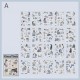 CADERNO COM 20 FOLHAS DE ADESIVOS  SORTIDOS DE PLÁSTICO REF: APSXNH