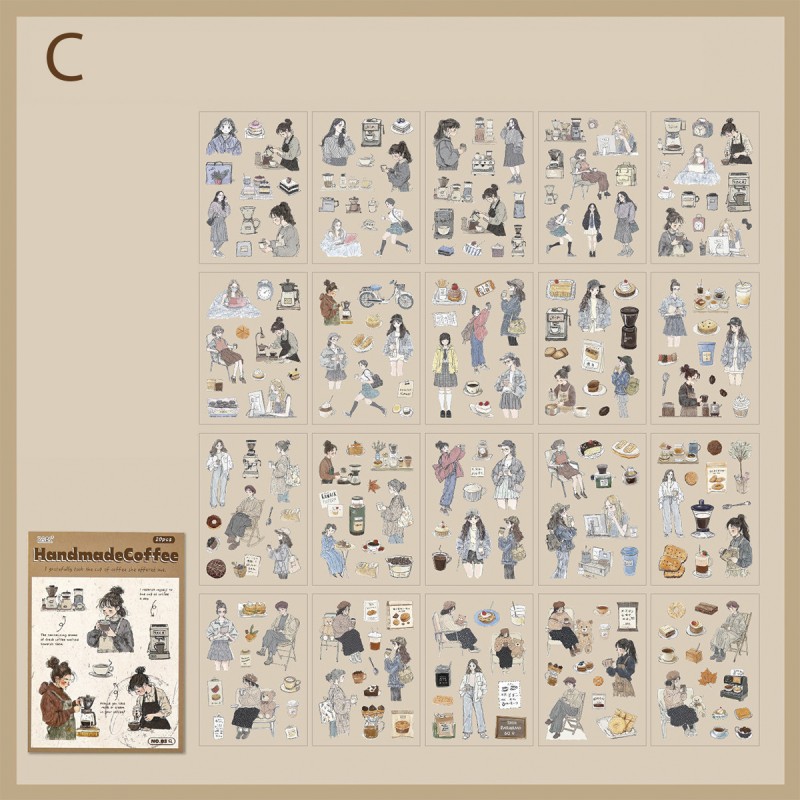 CADERNO COM 20 FOLHAS DE ADESIVOS SORTIDOS DE PLÁSTICO REF: APSXNH CADERNO COM 20 FOLHAS DE ADESIVOS SORTIDOS DE PLÁSTICO REF: APSXNH