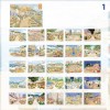BLOCO DE PAPEL DECORATIVO PARA SCRAPBOOK COM 50 FOLHAS REF: APZYHG