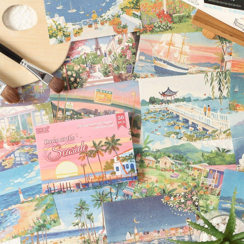 BLOCO DE PAPEL DECORATIVO PARA SCRAPBOOK COM 50 FOLHAS REF: APZYHG