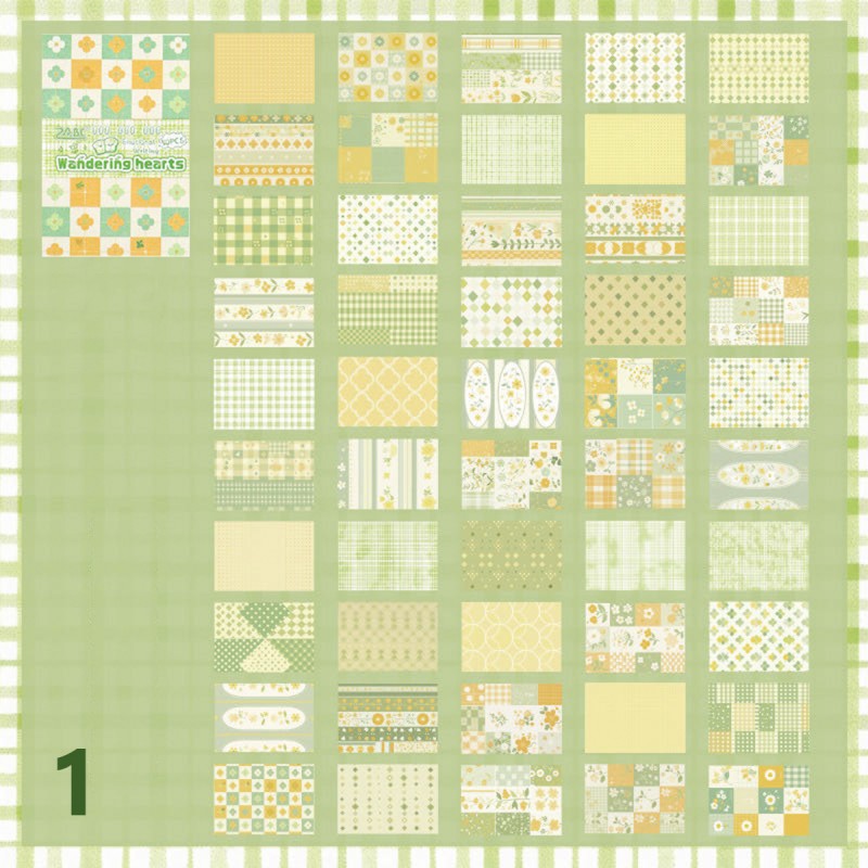 BLOCO DE PAPEL DECORATIVO PARA SCRAPBOOK COM 50 FOLHAS REF: APQXSX