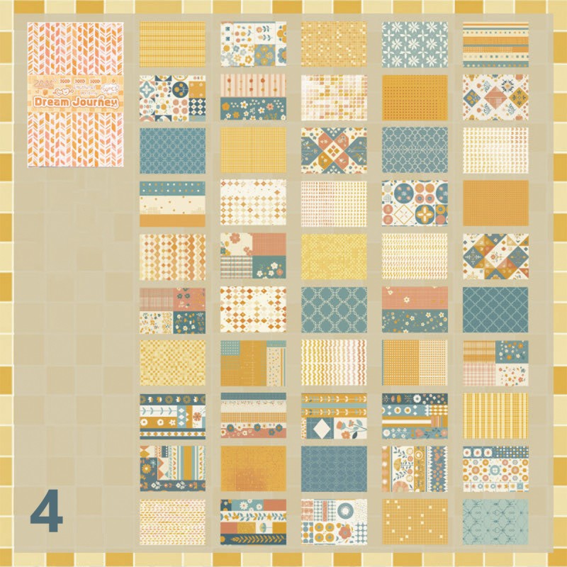 BLOCO DE PAPEL DECORATIVO PARA SCRAPBOOK COM 50 FOLHAS REF: APQXSX