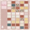 BLOCO DE PAPEL DECORATIVO PARA SCRAPBOOK COM 50 FOLHAS REF: APQXSX