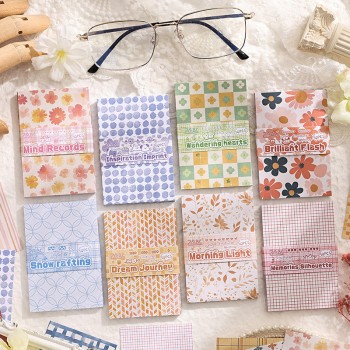 BLOCO DE PAPEL DECORATIVO PARA SCRAPBOOK COM 50 FOLHAS REF: APQXSX