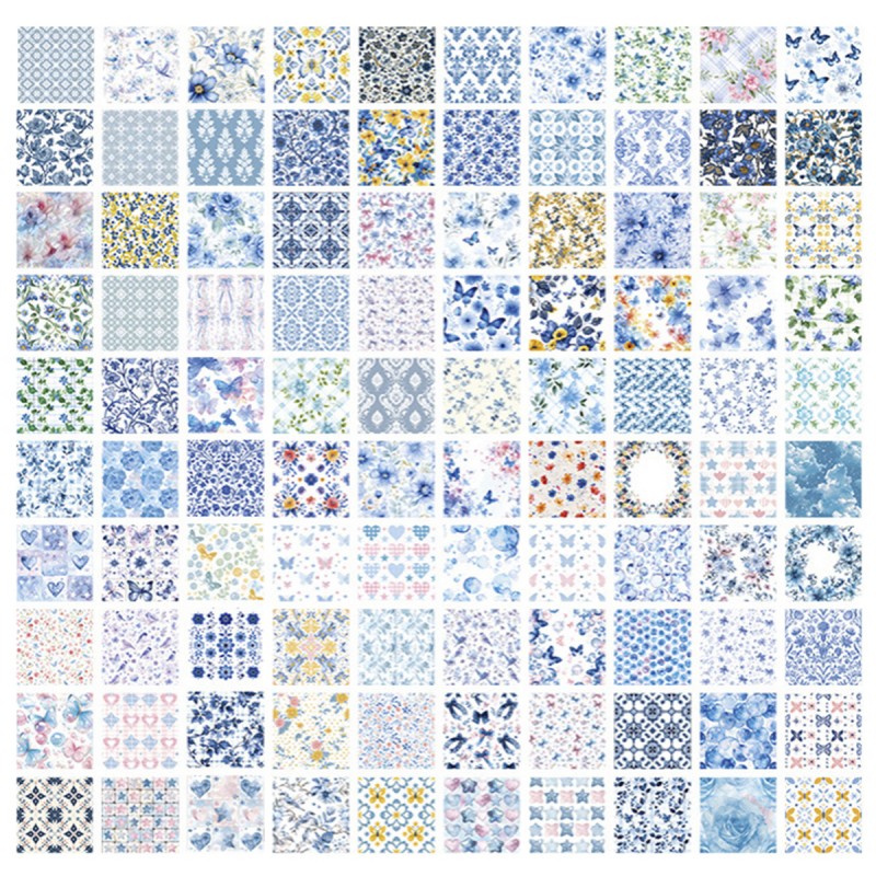 BLOCO DE PAPEL DECORATIVO PARA SCRAPBOOK COM 50 FOLHAS REF: APMHMY