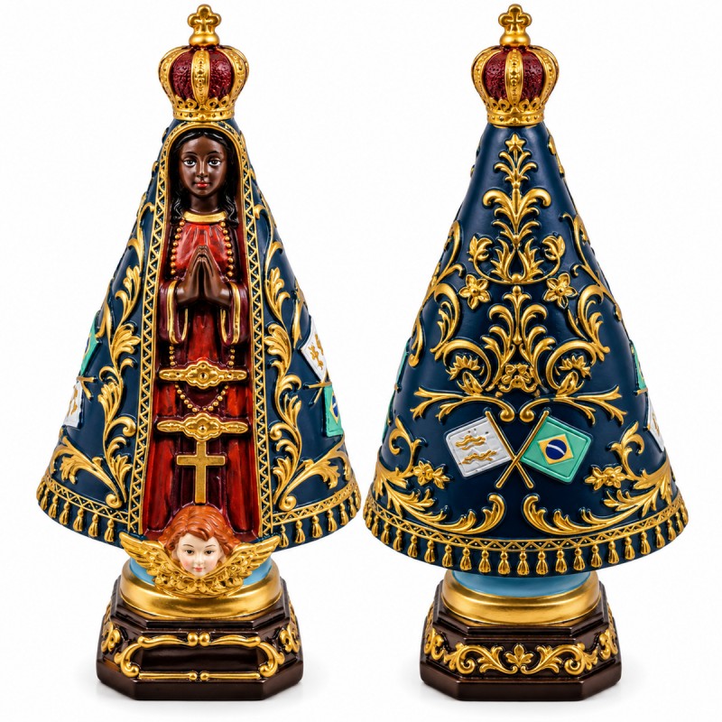 ENFEITE MODELO NOSSA SENHORA DE RESINA REF: AP715A-3