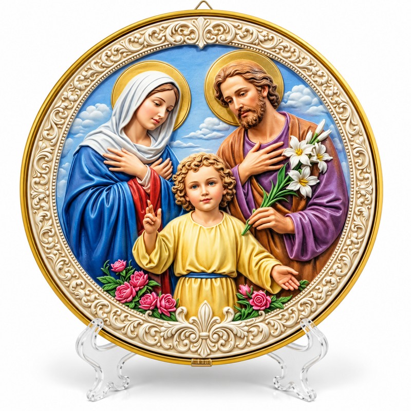 ENFEITE DE RESINA E MDF MODELO RELIGIOSO REF: AP715Y05 ENFEITE DE RESINA E MDF MODELO RELIGIOSO REF: AP715Y05