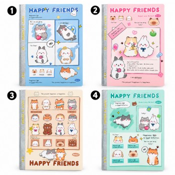 CADERNO COM 80  FOLHAS DE PAPEL PAUTADAS DE 40G/M2 REF: AP95111