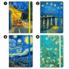 CADERNO COM 80 FOLHAS DE PAPEL PAUTADAS DE 80G/M2 MODELO VAN GOGH REF: AP971N02
