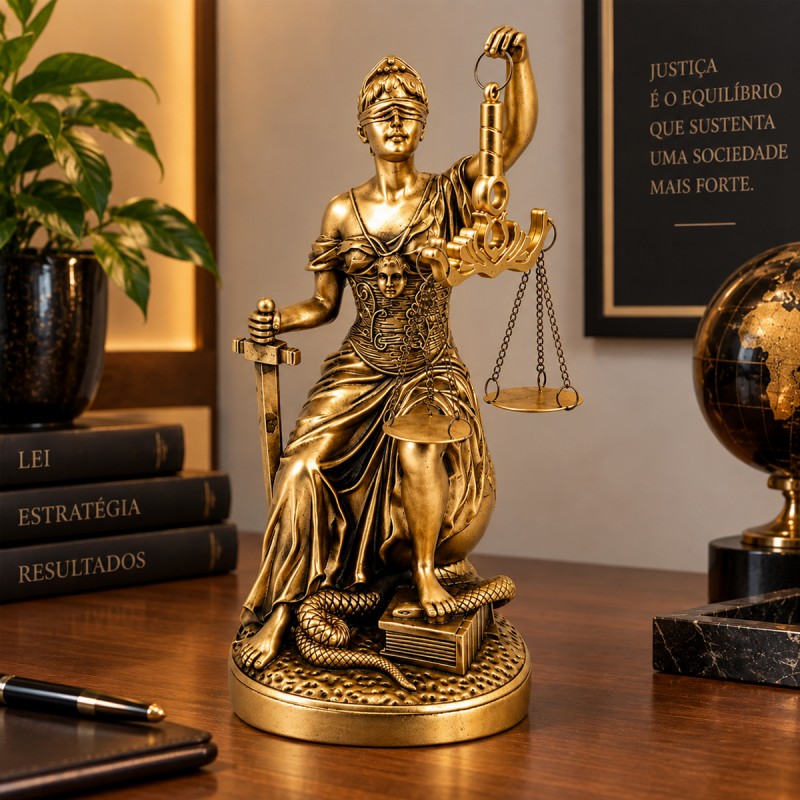 ENFEITE DE RESINA PLÁSTICA DE MESA MODELO DAMA DA JUSTIÇA REF: AP9808 ENFEITE DE RESINA PLÁSTICA DE MESA MODELO DAMA DA JUSTIÇA REF: AP9808