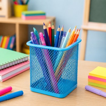 PORTA CANETAS QUADRADO DE METAL ARAMADO REF: APDG-802M1 PORTA CANETAS QUADRADO DE METAL ARAMADO REF: APDG-802M1