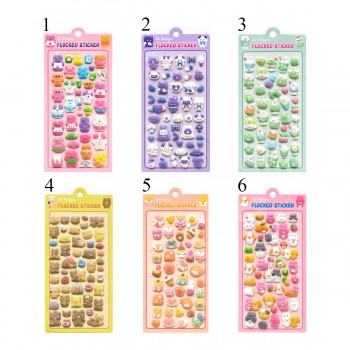 CARTELAS COM ADESIVOS DECORATIVOS SORTIDOS DE PAPEL E PLÁSTICO REF: APYHB