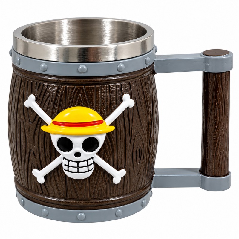 CANECA DE METAL E RESINA 400ML MODELO CAVEIRA REF: AP220050B CANECA DE METAL E RESINA 400ML MODELO CAVEIRA REF: AP220050B