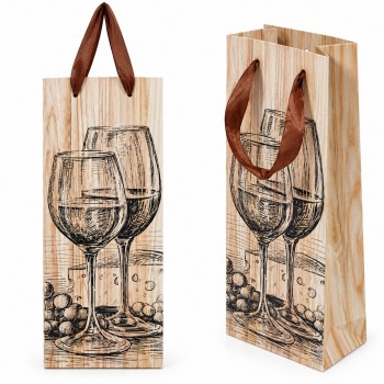 SACOLAS DE PAPEL PARA VINHO REF: AP104B03 SACOLAS DE PAPEL PARA VINHO REF: AP104B03