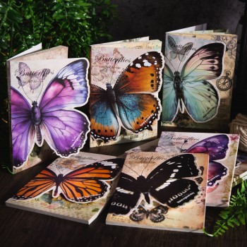 PACOTE COM 30 PAPÉIS DECORATIVOS 80G/M2 MODELO BORBOLETA REF: XM-TZ2933 PACOTE COM 30 PAPÉIS DECORATIVOS 80G/M2 MODELO BORBOLETA REF: XM-TZ2933