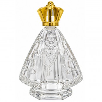 FRASCO DE VIDRO 90ML MODELO NOSSA SENHORA REF: AP34944-7