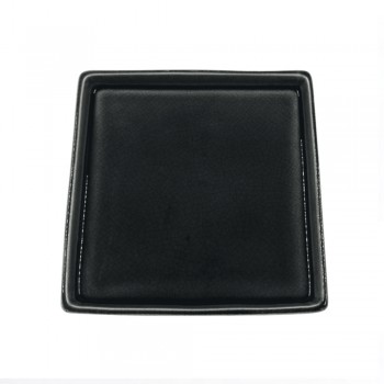 CENTRO DE MESA CINZA 18X18X2CM REF: 44444