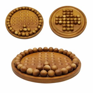 JOGO DECORATIVO DE MESA SOLITARIO EM MADEIRA REF: 19300 JOGO DECORATIVO DE MESA SOLITARIO EM MADEIRA REF: 19300