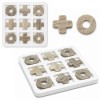 JOGO DECORATIVO DE MESA DE MÁRMORE MODELO JOGO DA VELHA REF: 21987