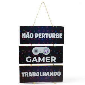 PLACA DE CORDA MODELO NÃO PERTUBE  REF: JPL2006