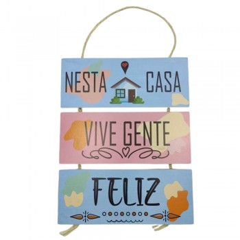 PLACA DE CORDA MODELO NESSA CASA... COM 3 FRASES REF: JPL2105 PLACA DE CORDA MODELO NESSA CASA... COM 3 FRASES REF: JPL2105