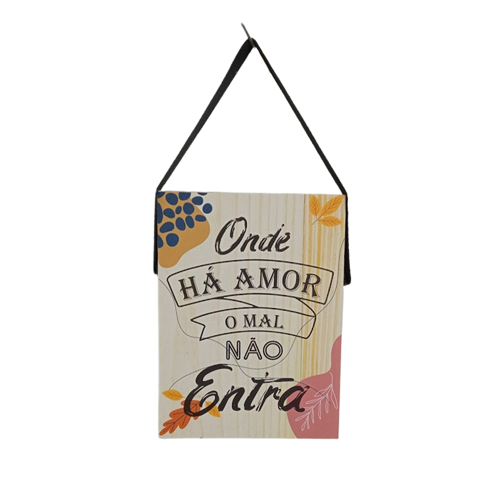 PLACA ÚNICA MODELO ONDE HÁ AMOR  REF: JPL2135