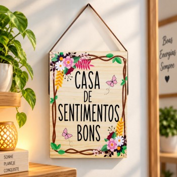 PLACA DECORATIVA RETANGULAR COM CORDA REF: JPL2203 PLACA DECORATIVA RETANGULAR COM CORDA REF: JPL2203