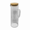 JARRA DE VIDRO COM TAMPA EM BAMBU 1350ML REF: 8998