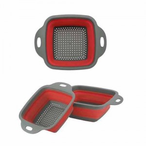 ESCORREDOR DE SILICONE VERMELHO ESCORREDOR DE SILICONE VERMELHO