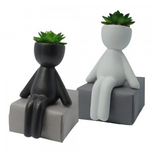 VASO DECORATIVO DE CERÂMICA  REF: MJ-97705