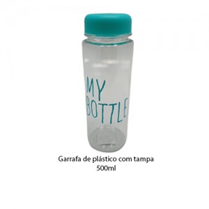 GARRAFA DE PLÁSTICO 500ML AZUL REF: CB1005 GARRAFA DE PLÁSTICO 500ML AZUL REF: CB1005