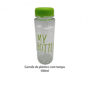 GARRAFA DE PLÁSTICO 500ML VERDE REF: CB1005 GARRAFA DE PLÁSTICO 500ML VERDE REF: CB1005