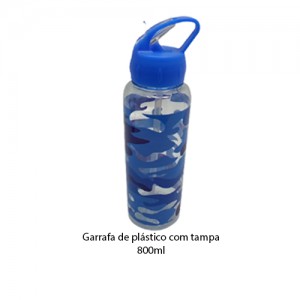 SQUEEZE DE PLÁSTICO 800ML AZUL REF: CB1106 SQUEEZE DE PLÁSTICO 800ML AZUL REF: CB1106
