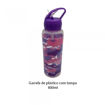 SQUEEZE DE PLÁSTICO 800ML ROXO REF: CB1106