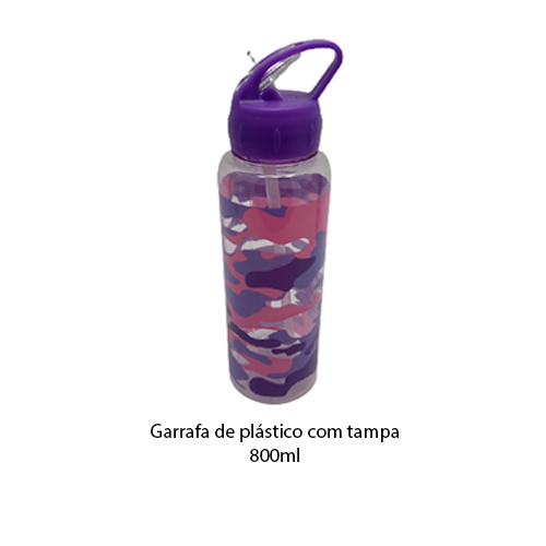 SQUEEZE DE PLÁSTICO 800ML ROXO REF: CB1106