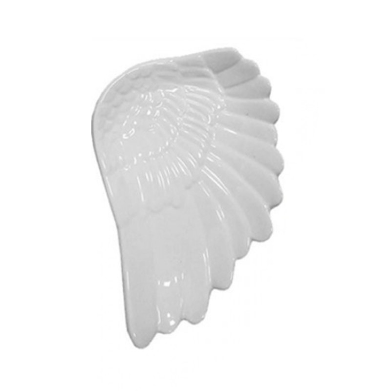 PORTA JOIA PORCELANA ASA GRANDE BRANCO