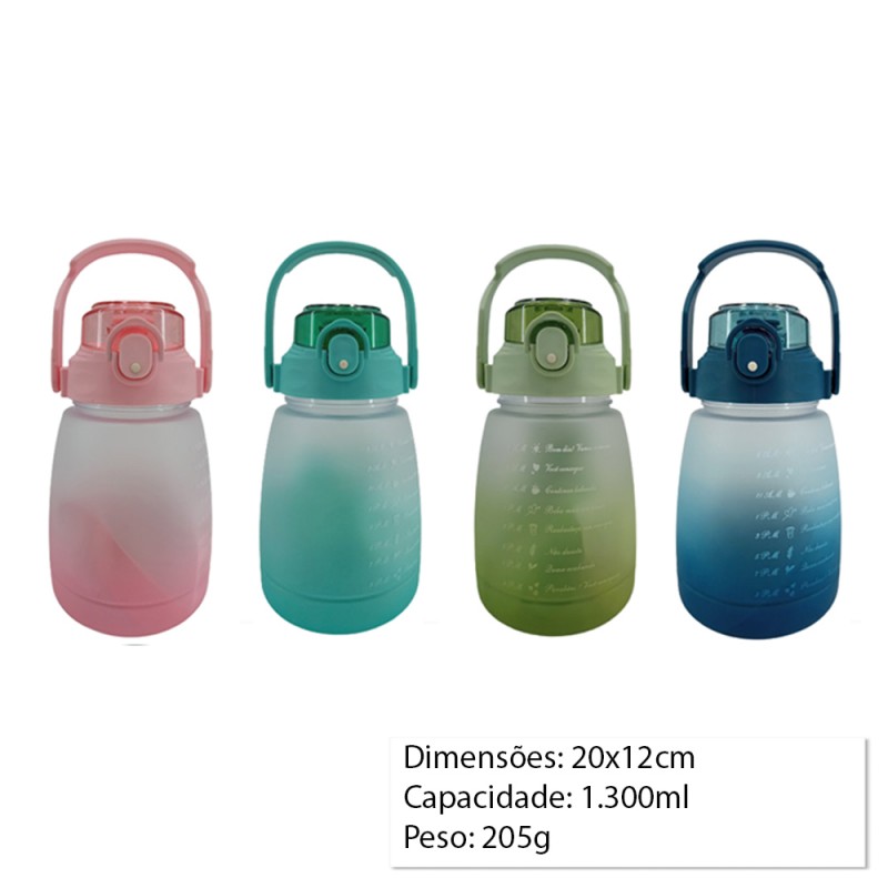 GARRAFA EM PLÁSTICO COLORIDA 1300ML REF: HG79060 GARRAFA EM PLÁSTICO COLORIDA 1300ML REF: HG79060