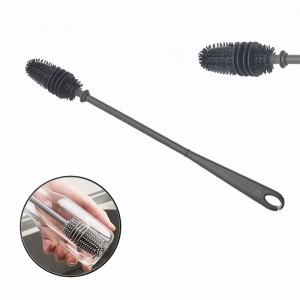 ESCOVA PARA LIMPEZA DE GARRAFA EM SILICONE PLÁSTICO REF: HU54570 ESCOVA PARA LIMPEZA DE GARRAFA EM SILICONE PLÁSTICO REF: HU54570