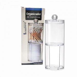 ORGANIZADOR DE COSMETICO COM DIVISORIA EM ACRILICO REF: HS55712 ORGANIZADOR DE COSMETICO COM DIVISORIA EM ACRILICO REF: HS55712