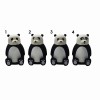 GARRAFA 3D MODELO URSO PANDA EM PLÁSTICO E VIDRO 300ML REF: HG83605